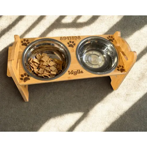 Gamelle chiens personnalisable Séquence Numérique