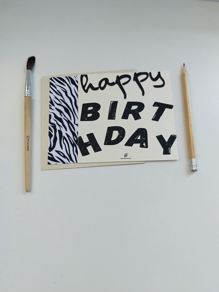 Carte Anniversaire Happy Birthday