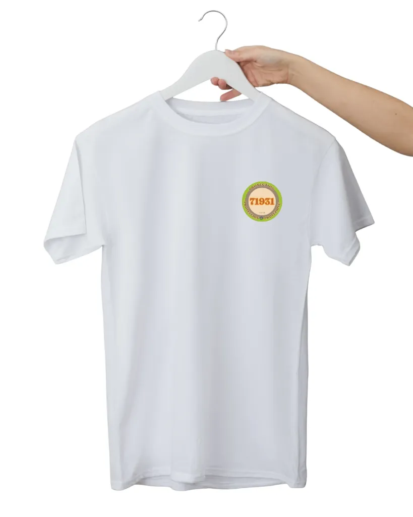 T-SHIRT - "Écusson Brodé PROTECTION" - FEMME - PRÉCOMMANDE (Blanc, XS)